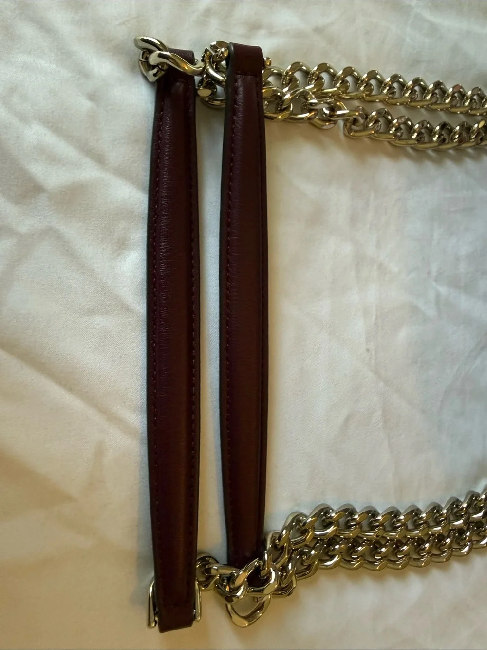 kate spade Pink and Black Tweed Chain Shoulder Bag with Silver Hardware